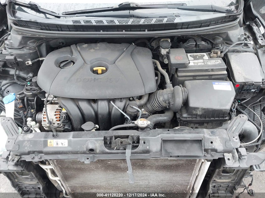 2013 HYUNDAI ELANTRA VIN: KMHDH4AE0DU851916