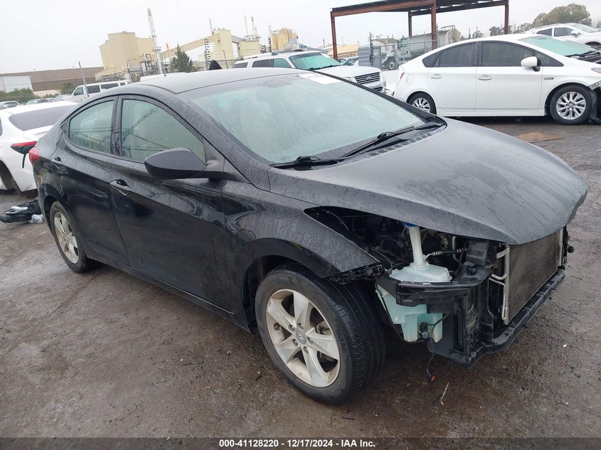 2013 HYUNDAI ELANTRA VIN: KMHDH4AE0DU851916