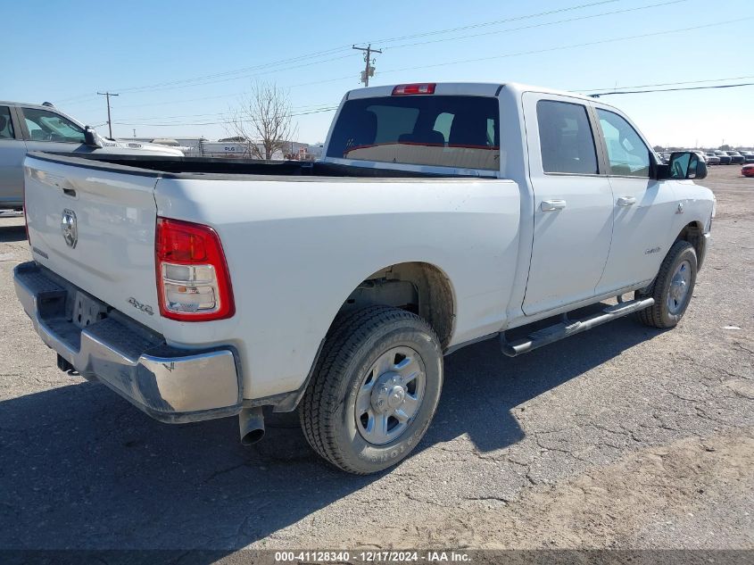 2021 Ram 2500 Big Horn 4X4 6'4 Box VIN: 3C6UR5DL2MG579266 Lot: 41128340