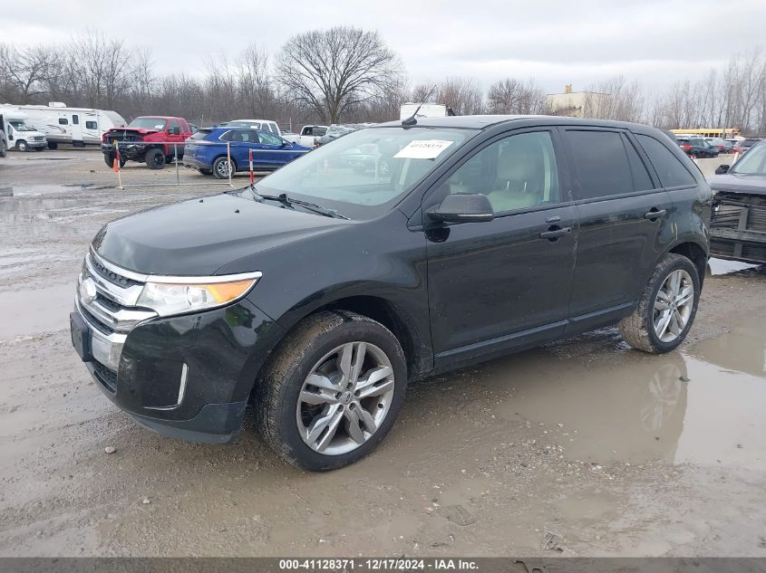 VIN 2FMDK4JC0DBB78096 2013 Ford Edge, Sel no.2