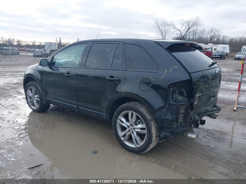 VIN 2FMDK4JC0DBB78096 2013 Ford Edge, Sel no.3