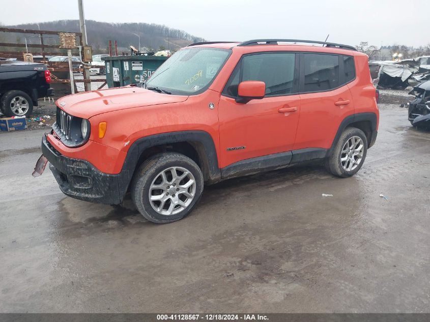 VIN ZACCJBBT2GPD77009 2016 Jeep Renegade, Latitude no.2