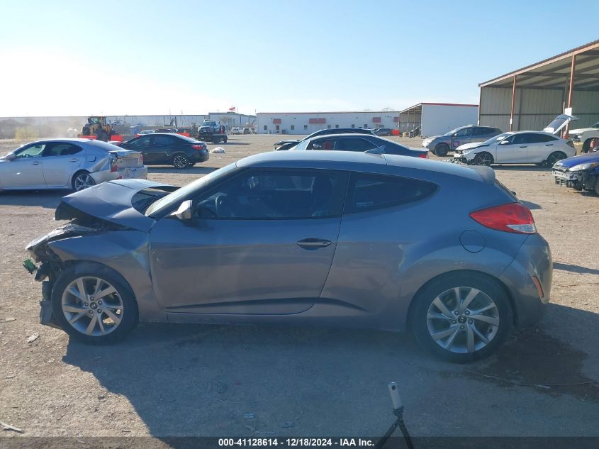 2016 Hyundai Veloster VIN: KMHTC6ADXGU263491 Lot: 41128614