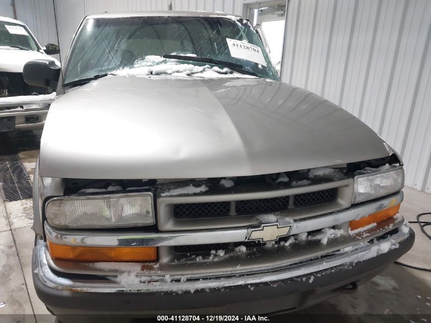 2001 Chevrolet Blazer Lt VIN: 1GNDT13W912219079 Lot: 41128704