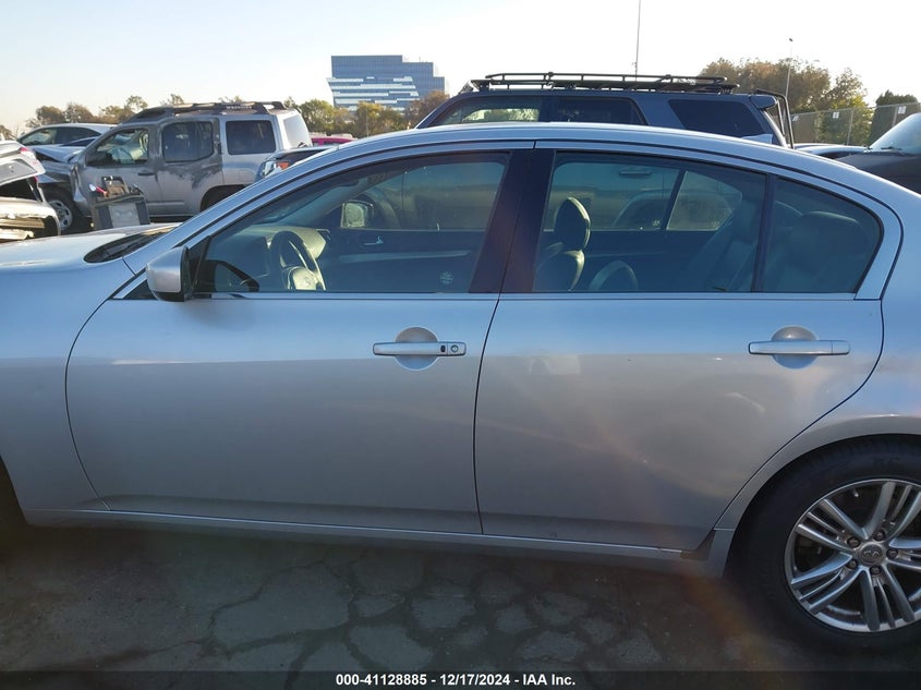 2011 INFINITI G25 VIN: JN1DV6AP9BM831352