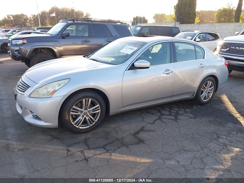 2011 INFINITI G25 VIN: JN1DV6AP9BM831352