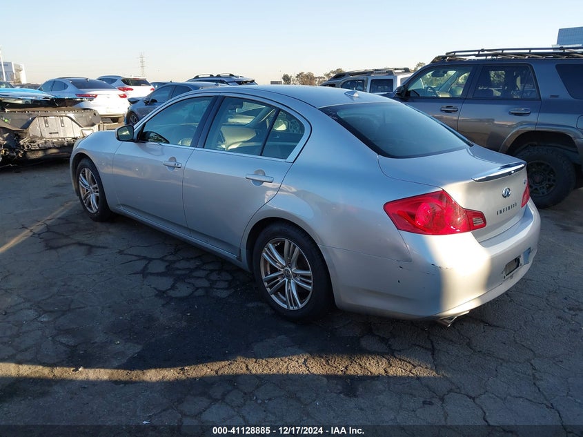 2011 INFINITI G25 VIN: JN1DV6AP9BM831352