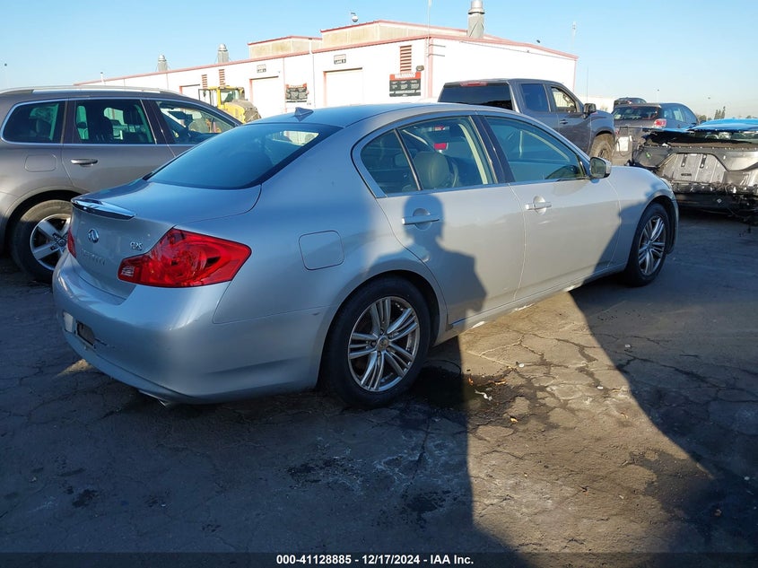 2011 INFINITI G25 VIN: JN1DV6AP9BM831352