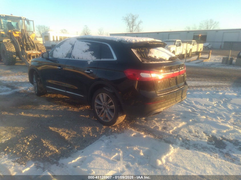 Vin: 2lmpj8lpxhbl30855, lot: 41619086, lincoln mkx reserve 20173