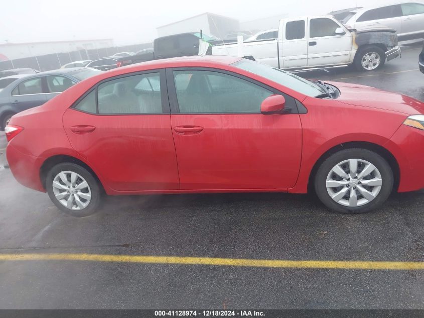 2014 TOYOTA COROLLA LE - 5YFBURHEXEP099926