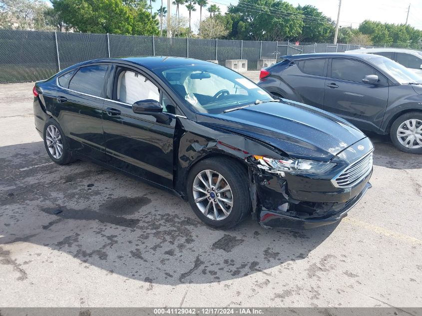 VIN 3FA6P0HD4HR402974 2017 FORD FUSION no.1