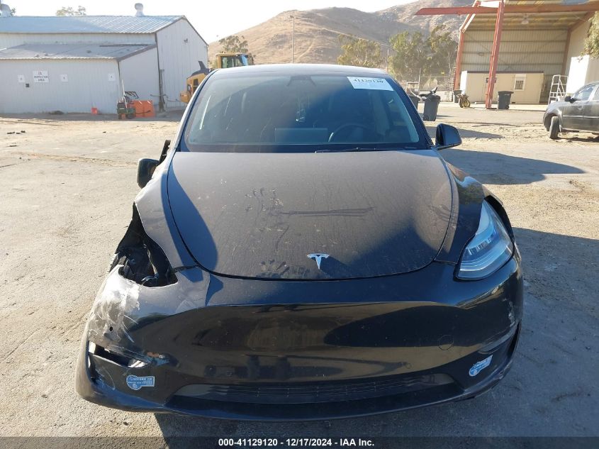 2021 Tesla Model Y Long Range Dual Motor All-Wheel Drive VIN: 5YJYGDEE2MF097316 Lot: 41129120