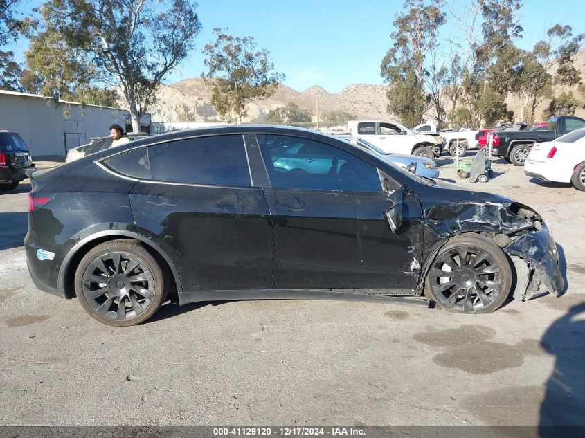 2021 Tesla Model Y Long Range Dual Motor All-Wheel Drive VIN: 5YJYGDEE2MF097316 Lot: 41129120