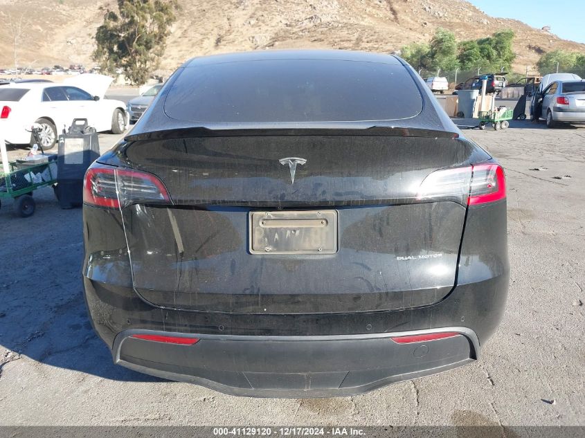 2021 Tesla Model Y Long Range Dual Motor All-Wheel Drive VIN: 5YJYGDEE2MF097316 Lot: 41129120