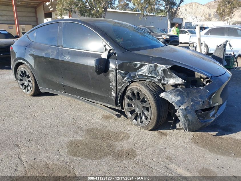 2021 Tesla Model Y Long Range Dual Motor All-Wheel Drive VIN: 5YJYGDEE2MF097316 Lot: 41129120