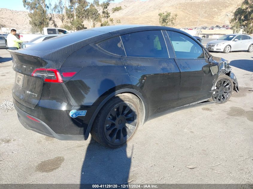 2021 TESLA MODEL Y LONG RANGE DUAL MOTOR ALL-WHEEL DRIVE - 5YJYGDEE2MF097316