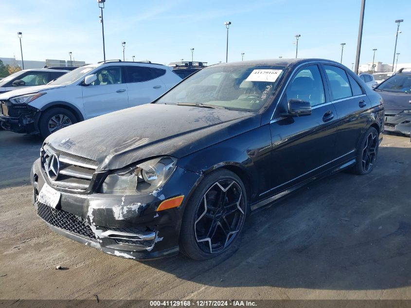 VIN WDDGF4HB9ER304284 2014 Mercedes-Benz C 250, Lux... no.2