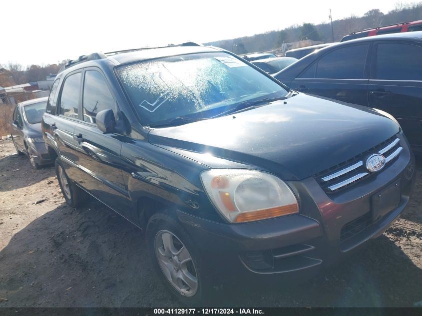 2007 Kia Sportage Lx VIN: KNDJF724177360133 Lot: 41129177