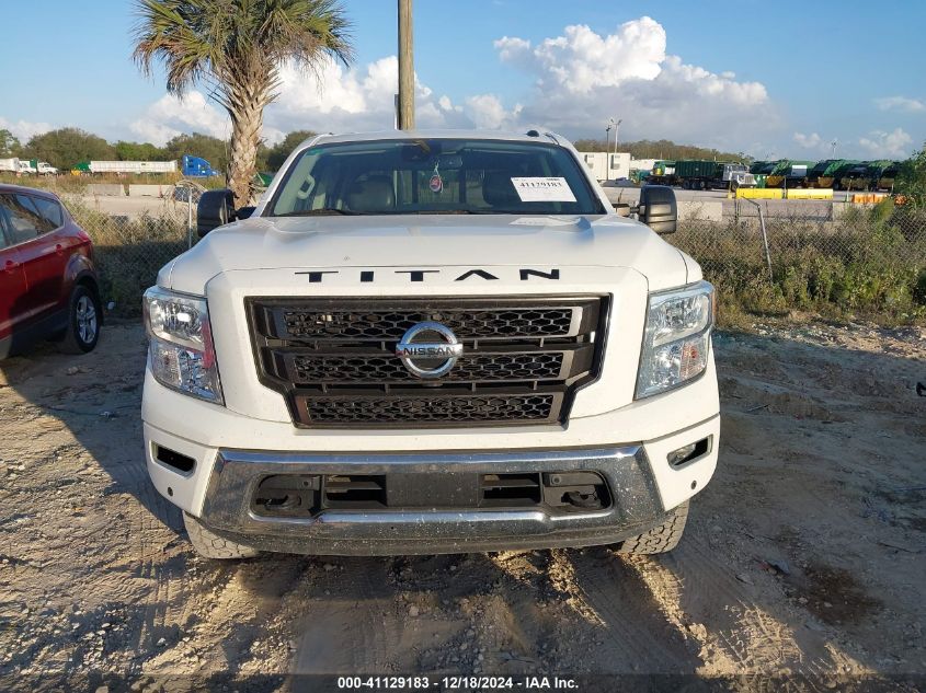 2021 Nissan Titan Sv 4X4 VIN: 1N6AA1ED7MN519667 Lot: 41129183