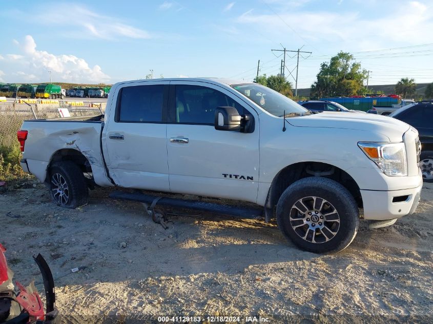 2021 Nissan Titan Sv 4X4 VIN: 1N6AA1ED7MN519667 Lot: 41129183