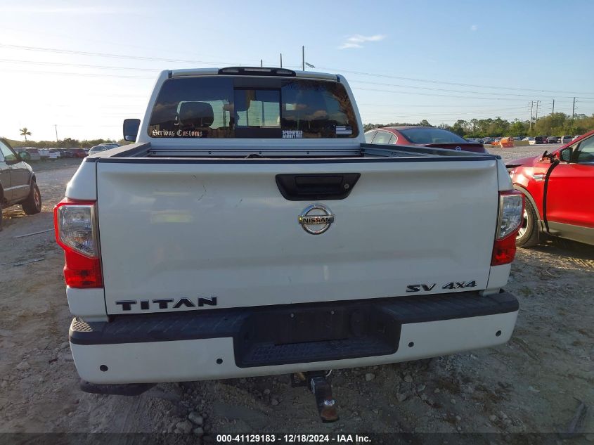 2021 Nissan Titan Sv 4X4 VIN: 1N6AA1ED7MN519667 Lot: 41129183