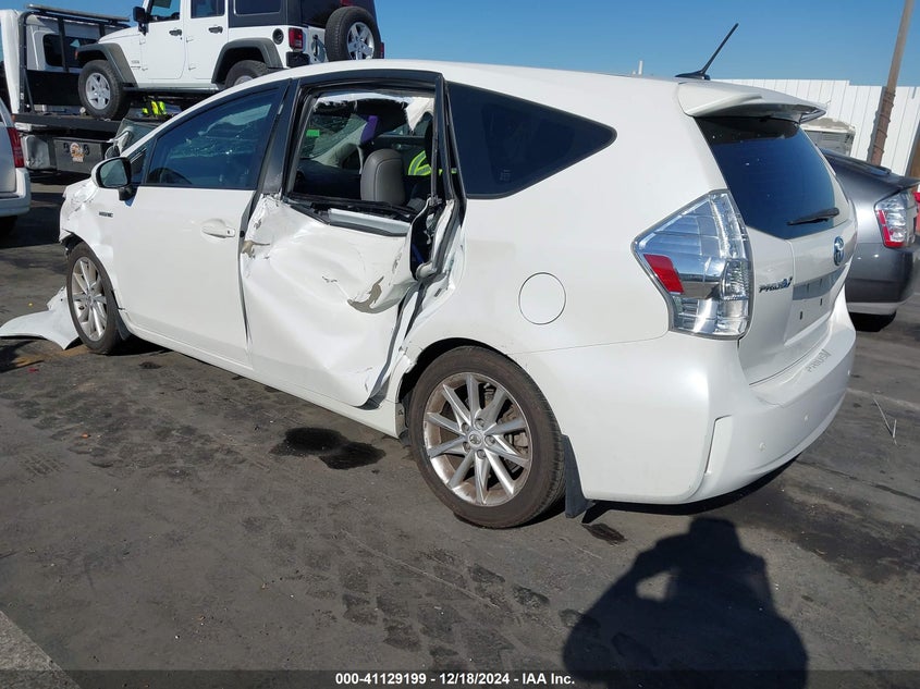2012 TOYOTA PRIUS V VIN: JTDZN3EU1C3075492