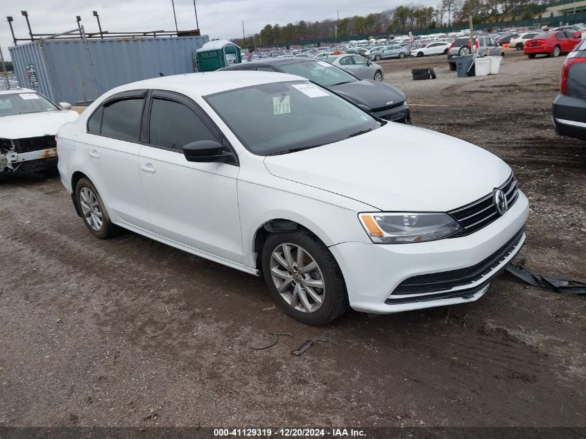 VIN 3VWD07AJ7FM413960 2015 Volkswagen Jetta, 1.8T Se no.1