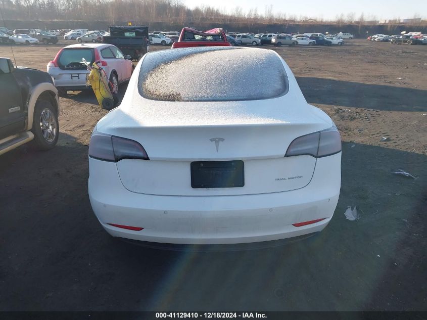 2020 Tesla Model 3 Long Range Dual Motor All-Wheel Drive VIN: 5YJ3E1EB2LF711686 Lot: 41129410