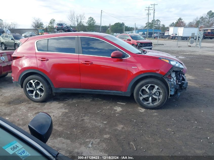 2022 Kia Sportage Lx VIN: KNDPMCAC5N7999789 Lot: 41129423