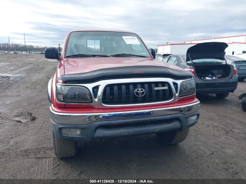 2001 Toyota Tacoma Base V6 VIN: 5TEHN72N61Z767682 Lot: 41129428