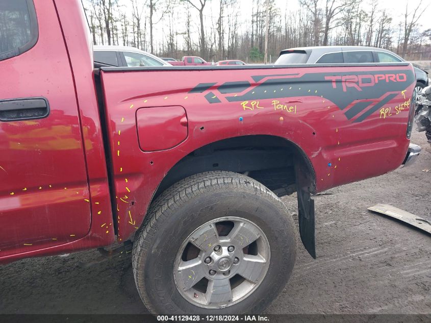 2001 Toyota Tacoma Base V6 VIN: 5TEHN72N61Z767682 Lot: 41129428