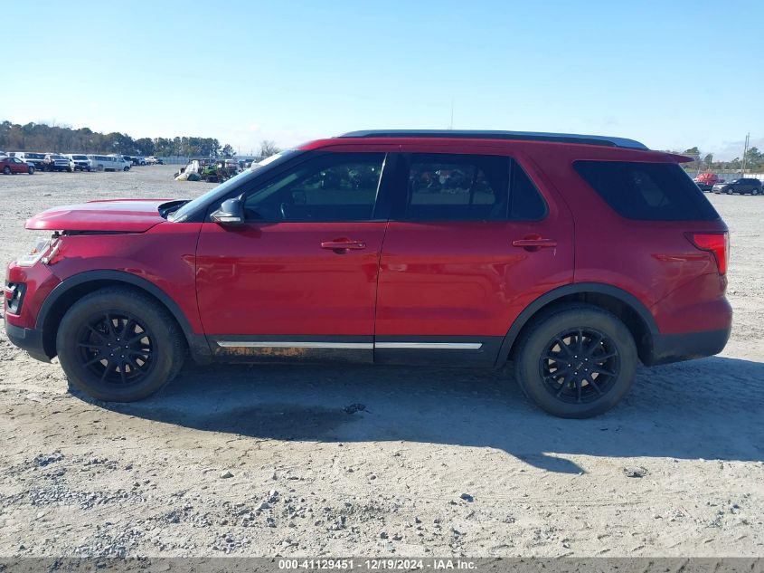 2016 Ford Explorer Xlt VIN: 1FM5K7D82GGB04091 Lot: 41129451