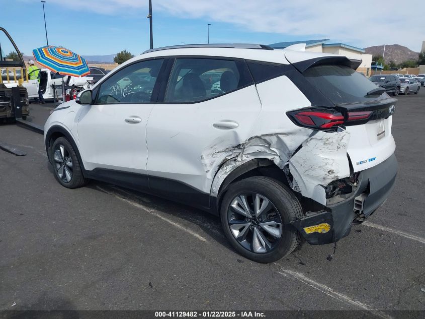 VIN 1G1FY6S07N4115237 2022 Chevrolet Bolt Euv, Fwd Lt no.3