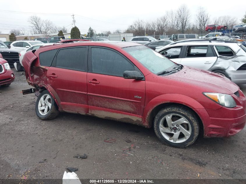 2004 Pontiac Vibe VIN: 5Y2SL62814Z417926 Lot: 41129505