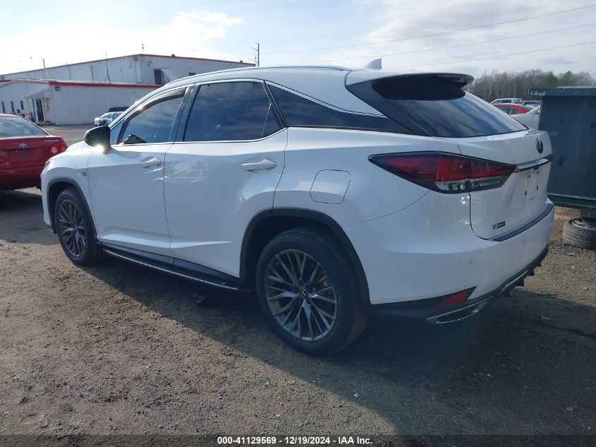 VIN 2T2YZMDA7LC241112 2020 Lexus RX, 350 F Sport Pe... no.3