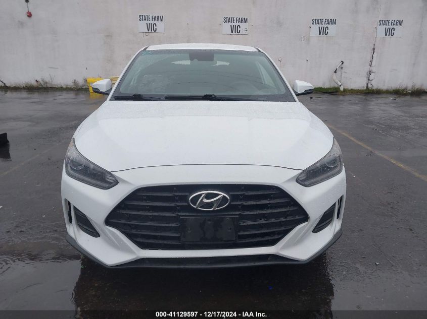 2019 Hyundai Veloster 2.0 VIN: KMHTG6AF2KU019655 Lot: 41129597