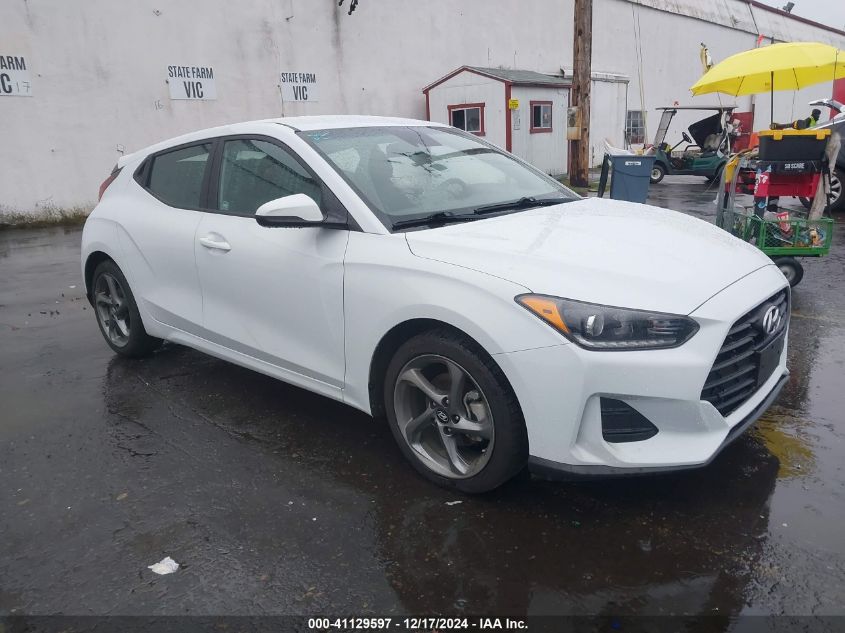 2019 Hyundai Veloster 2.0 VIN: KMHTG6AF2KU019655 Lot: 41129597