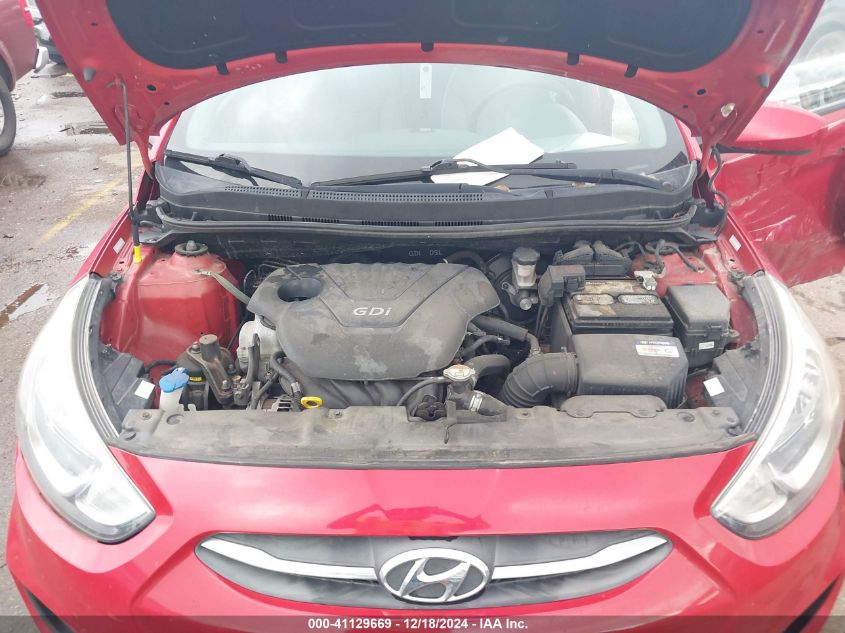 VIN KMHCT4AE5GU020796 2016 Hyundai Accent, SE no.10