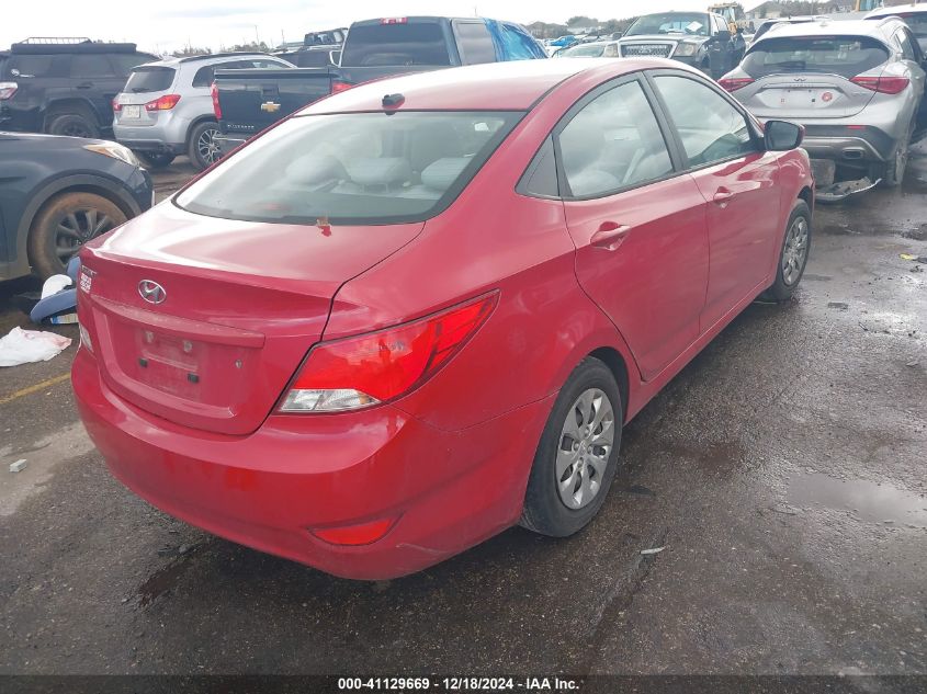 VIN KMHCT4AE5GU020796 2016 Hyundai Accent, SE no.4