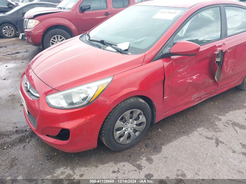 VIN KMHCT4AE5GU020796 2016 Hyundai Accent, SE no.6