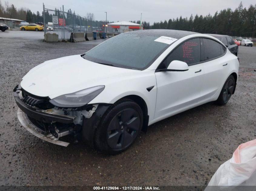 2021 TESLA MODEL 3 STANDARD RANGE PLUS REAR-WHEEL DRIVE - 5YJ3E1EA4MF091139