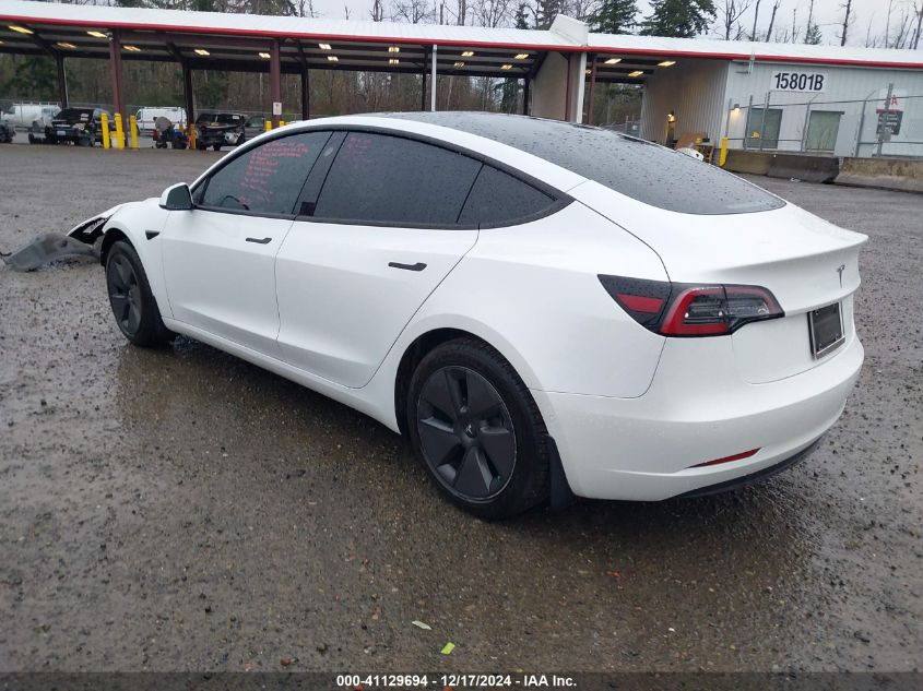 2021 TESLA MODEL 3 STANDARD RANGE PLUS REAR-WHEEL DRIVE - 5YJ3E1EA4MF091139