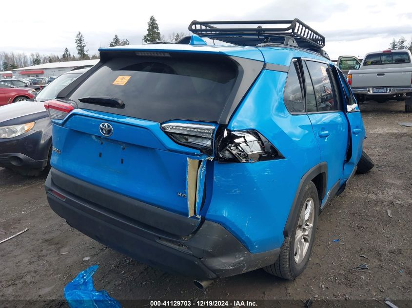 VIN 4T3MWRFV1MU049197 2021 Toyota RAV4, Hybrid LE no.4