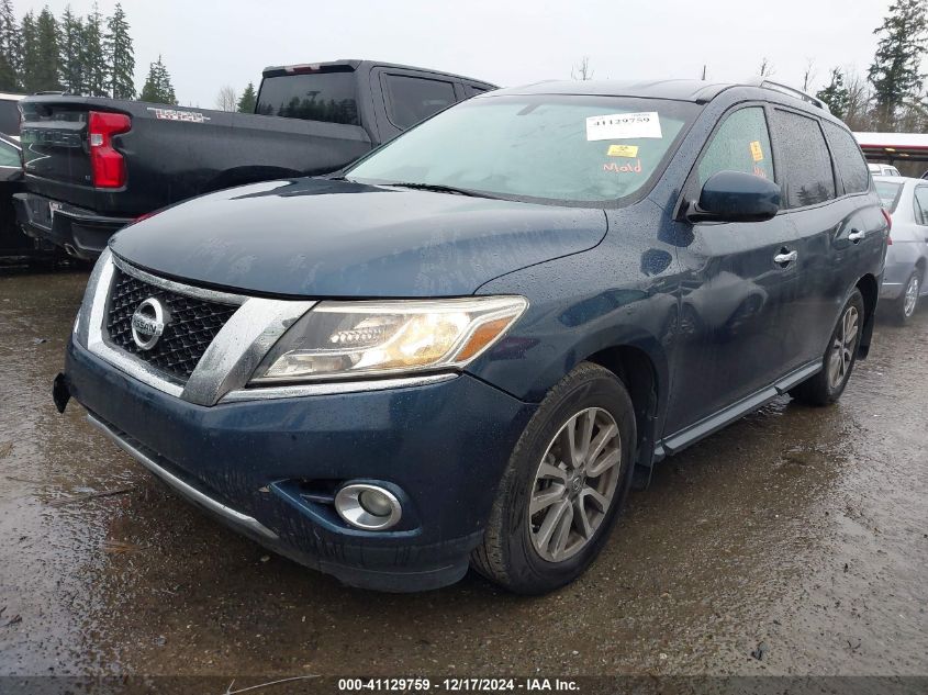 2014 Nissan Pathfinder Sv VIN: 5N1AR2MN3EC681980 Lot: 41129759