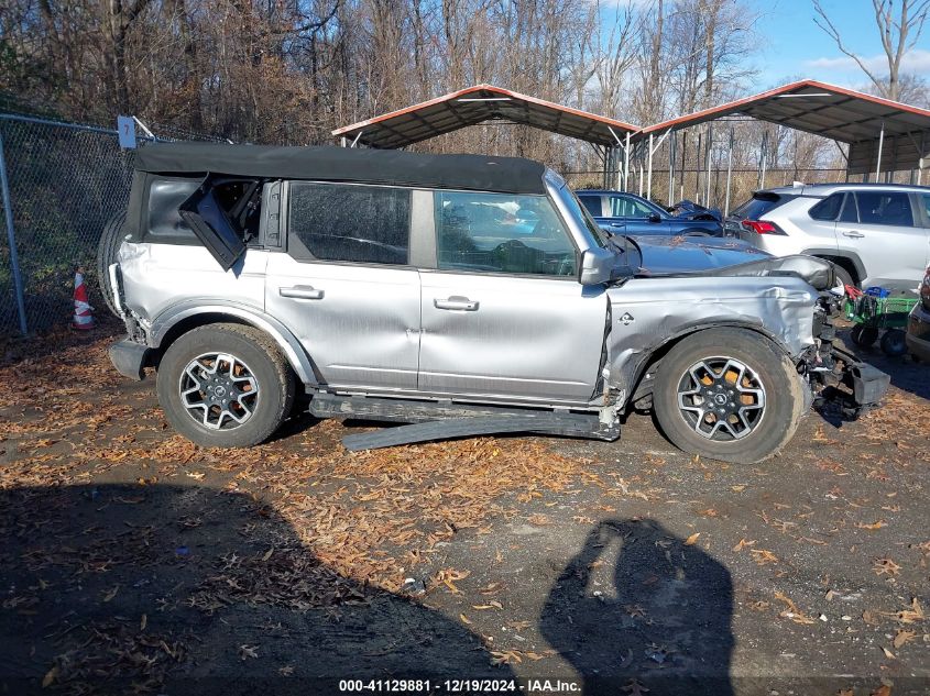 2022 Ford Bronco Outer Banks VIN: 1FMDE5BH3NLB13039 Lot: 41129881