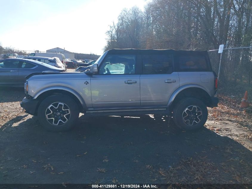 2022 Ford Bronco Outer Banks VIN: 1FMDE5BH3NLB13039 Lot: 41129881