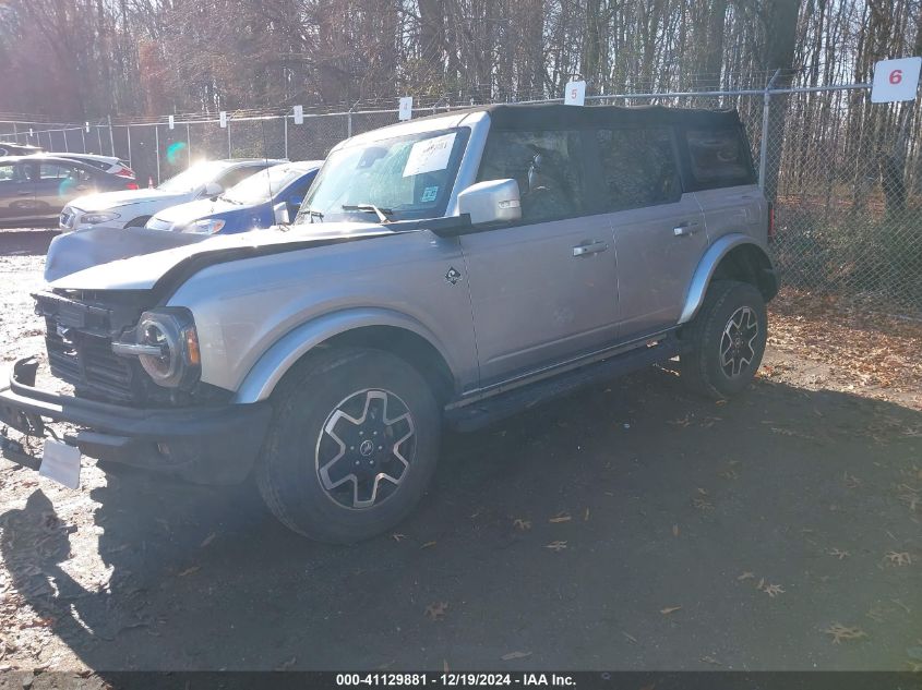 2022 Ford Bronco Outer Banks VIN: 1FMDE5BH3NLB13039 Lot: 41129881