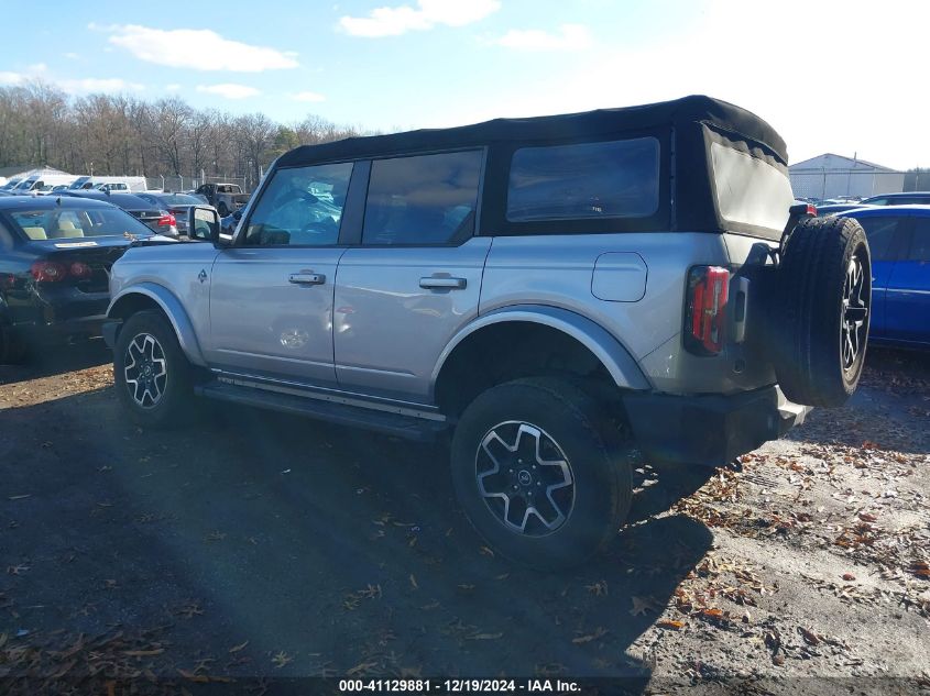 2022 Ford Bronco Outer Banks VIN: 1FMDE5BH3NLB13039 Lot: 41129881