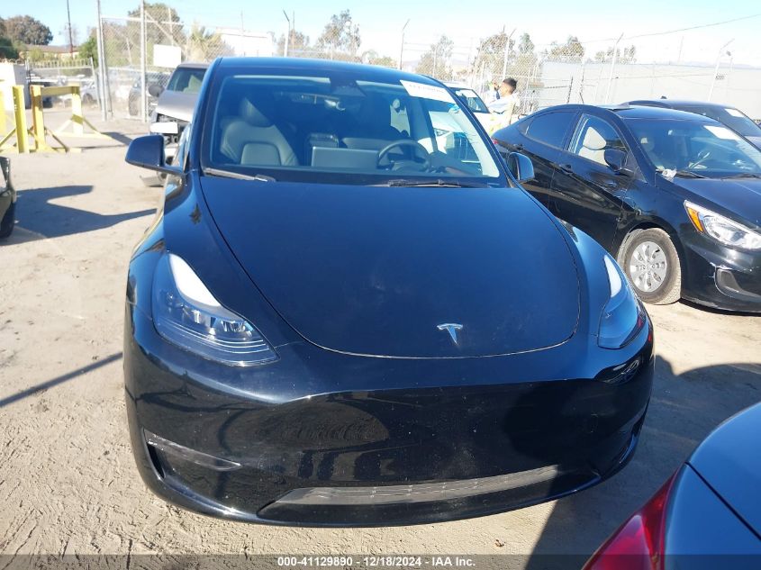 2023 Tesla Model Y Performance Dual Motor All-Wheel Drive VIN: 7SAYGDEF9PF761255 Lot: 41129890