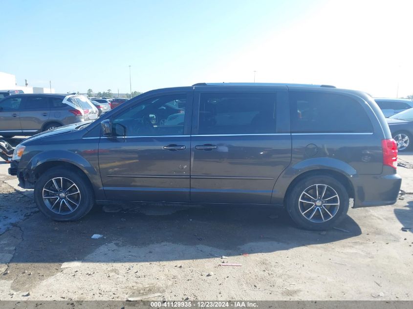2016 DODGE GRAND CARAVAN VIN: 2C4RDGCGXGR107408